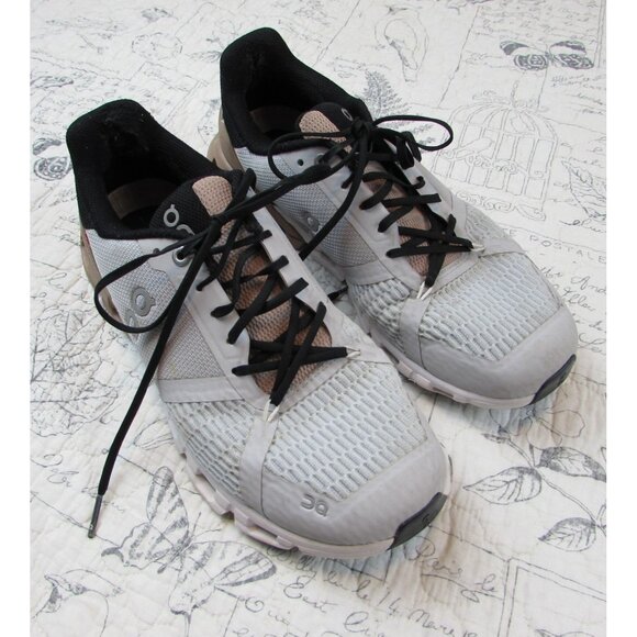 On Cloudflyer Womens Glacier Rose Brown Road Running Cushion Shoes Sneakers sz 9 - Picture 2 of 9